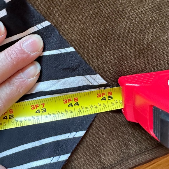 Donna Ricco NY Black & White Lines Halter Top Zip In Back SZ 14W Great Condition - Picture 12 of 14